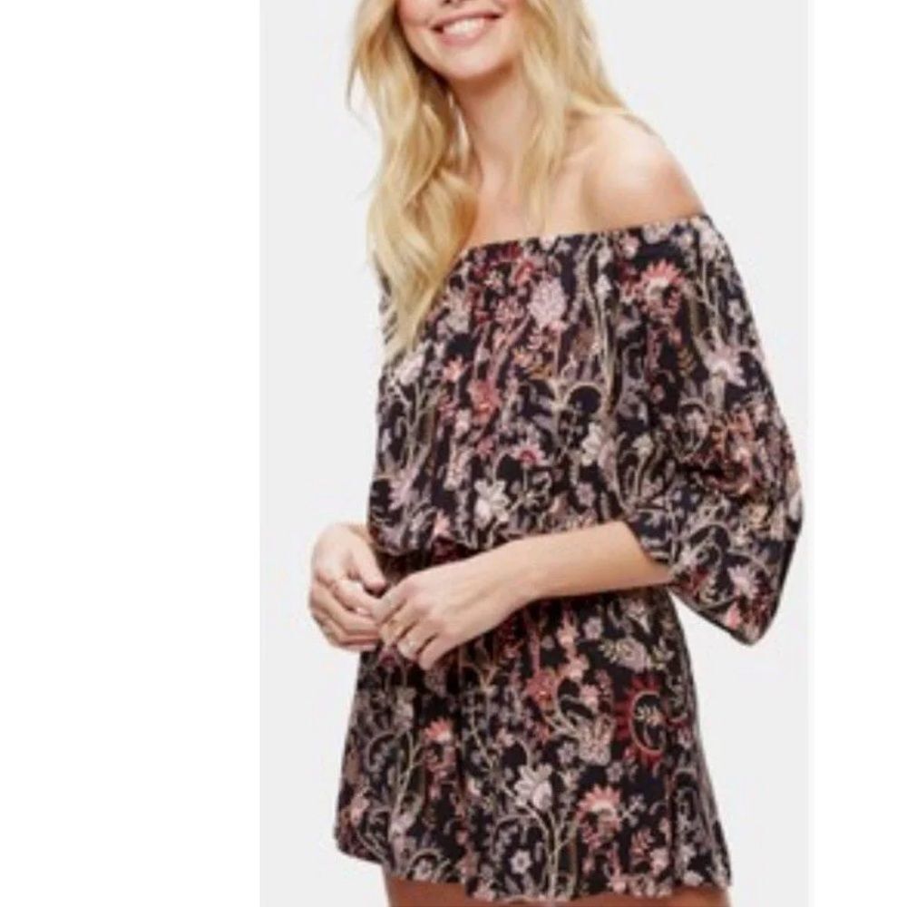 Free People Pretty and Free Shorts Romper - Picture 4 of 16